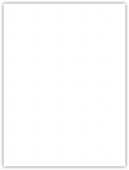 White Semi-Gloss 18pt C1S 9 x 12 Two Pocket Folders with 4 Inch Round Corner Pockets and 1/4 Inch Expansion with Double Score Spine