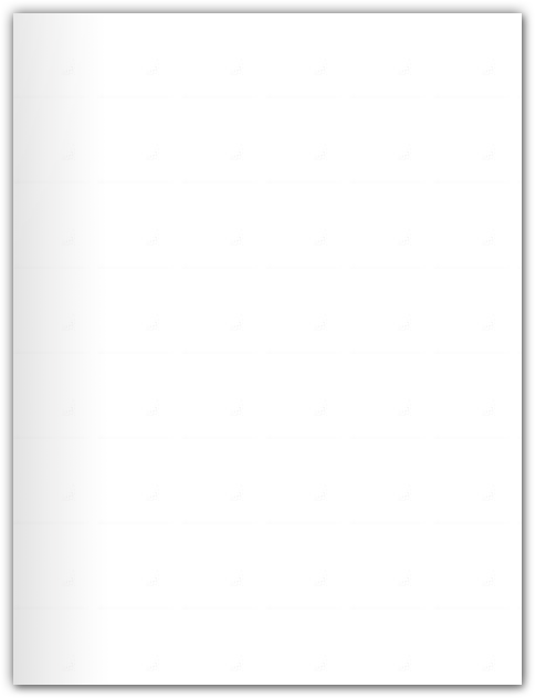 White Smooth 80lb 9 x 12 Two Pocket Folders with 4 Inch Round Corner Pockets