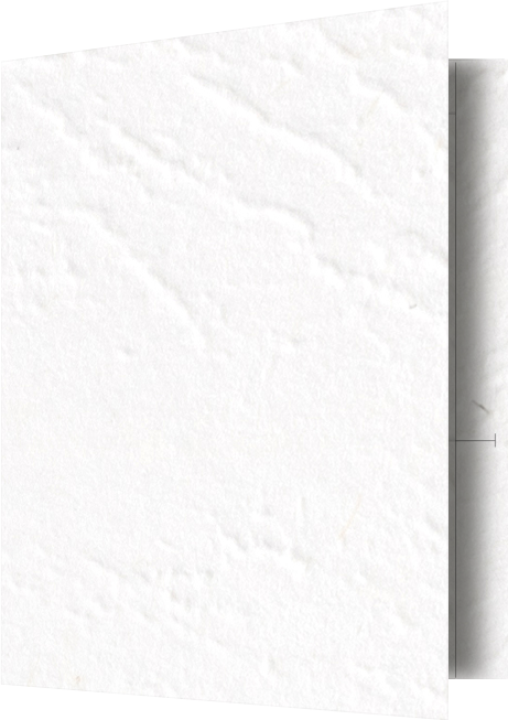 White Cordwain 90lb 9 1/2 x 11 3/4 Two Pocket Folders with 4 1/2 Inch Pockets and 1 Inch Reinforced Top and Edges