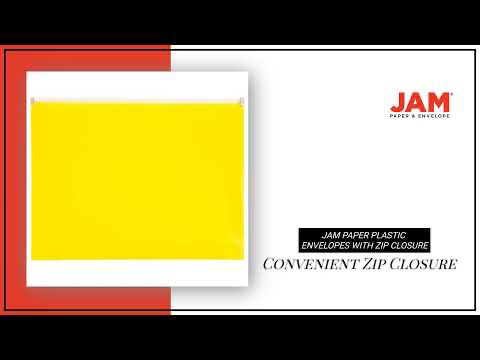 Yellow Letter Booklet Plastic Envelopes (9 3/4 x 13) with Zip Closure