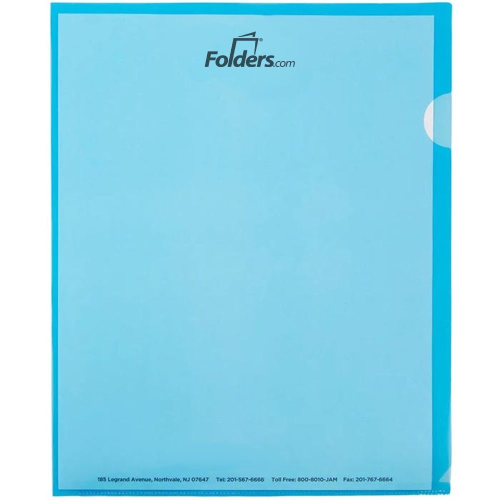 Blue Plastic Sleeves