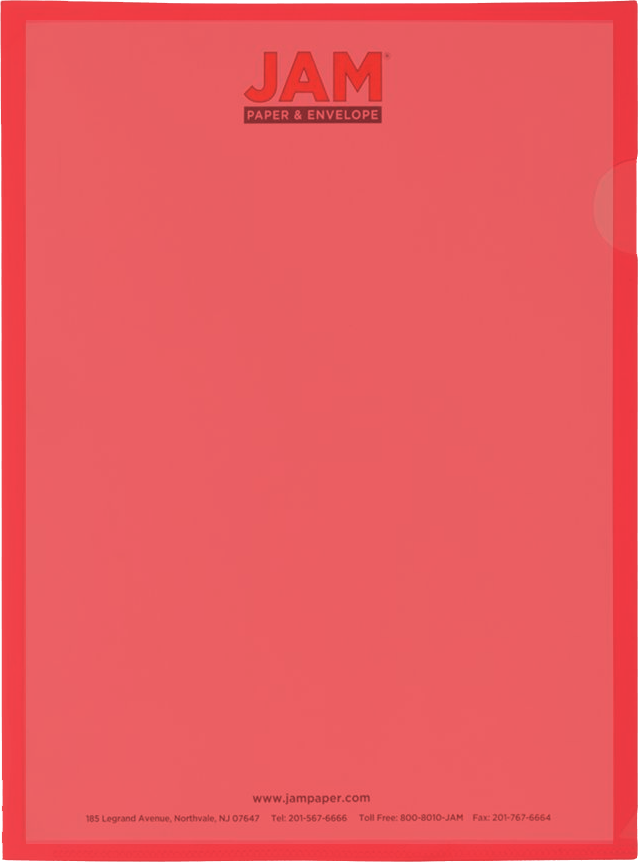 Red Plastic Sleeves