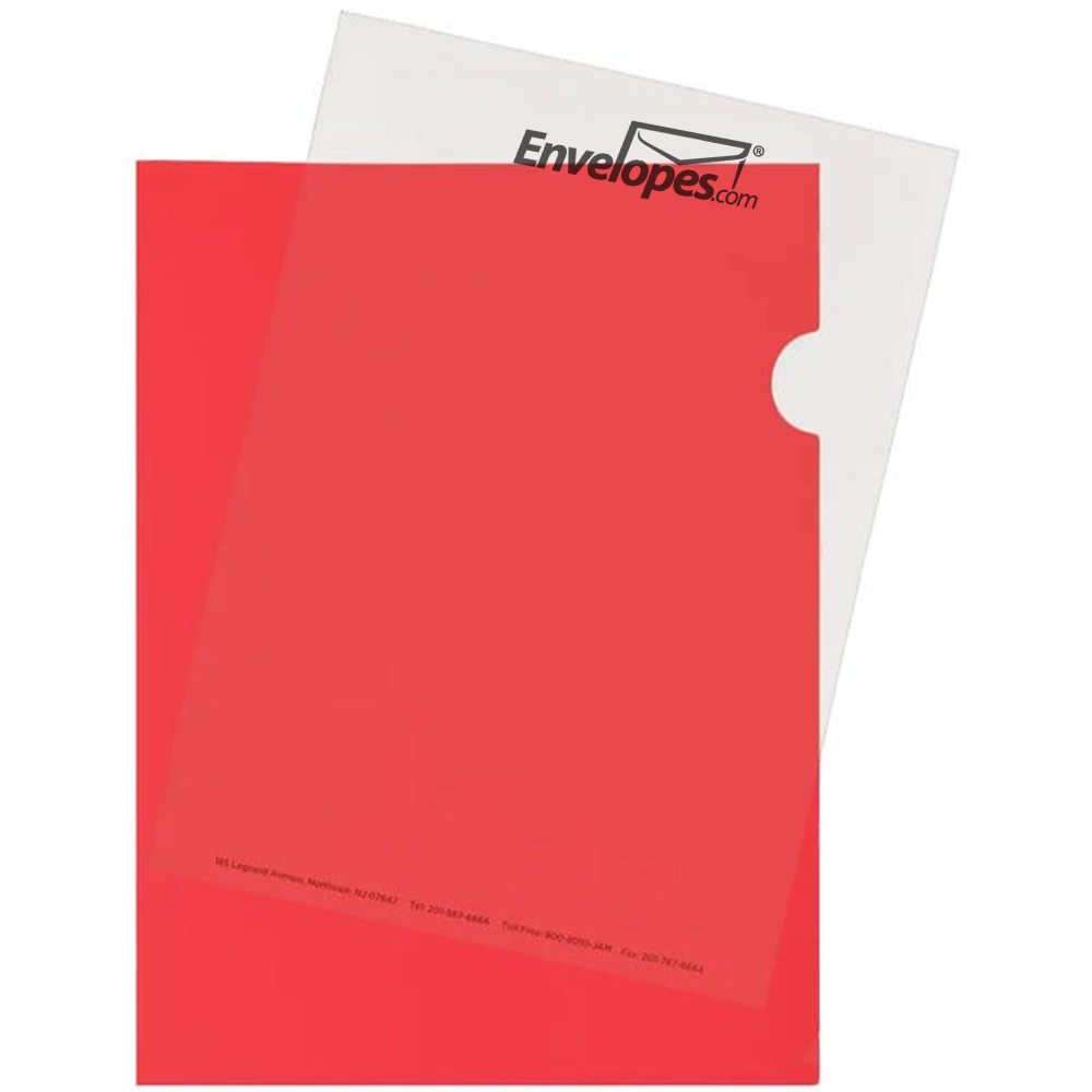 Red Plastic Sleeves