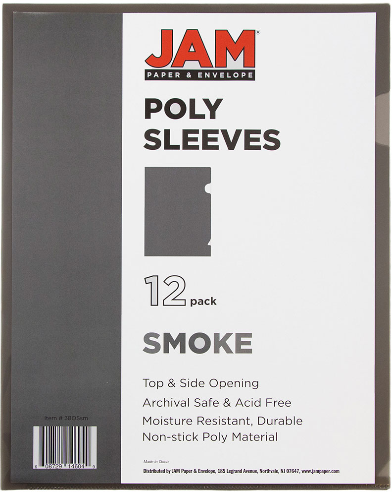 Smoke Gray Plastic Sleeves