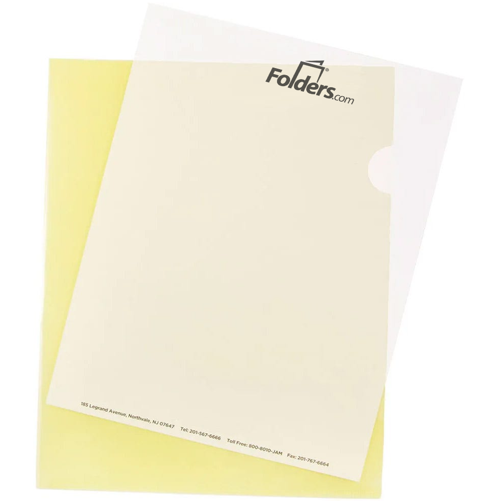 Yellow Plastic Sleeves