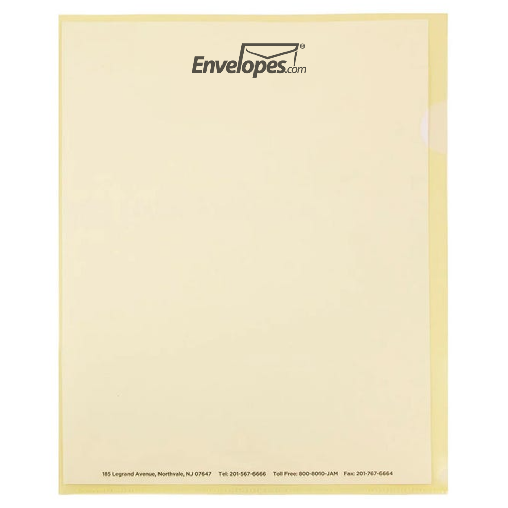 Yellow Plastic Sleeves