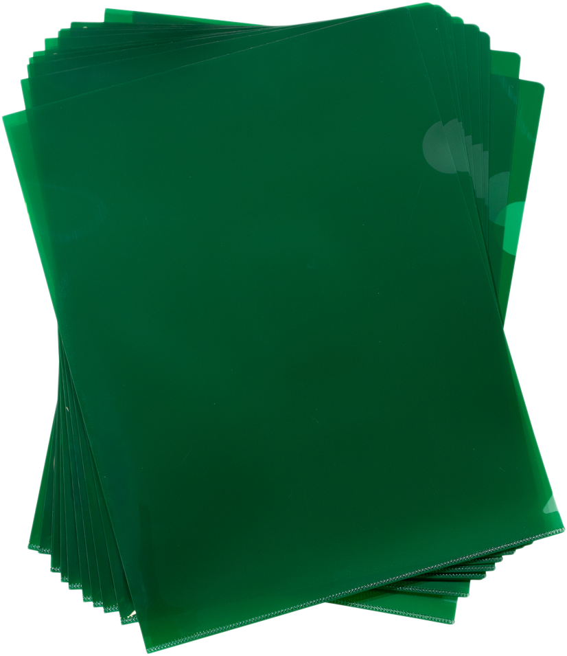 Green Plastic Sleeves