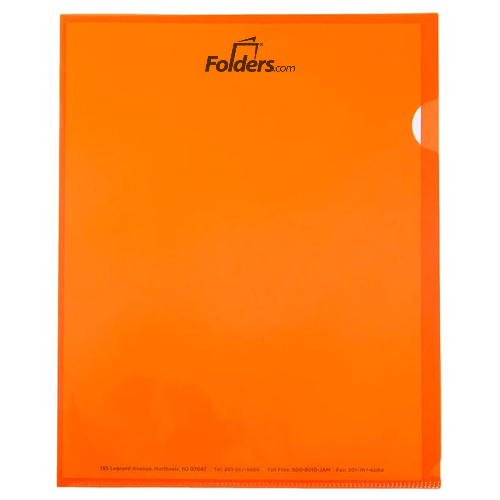 Orange Plastic Sleeves