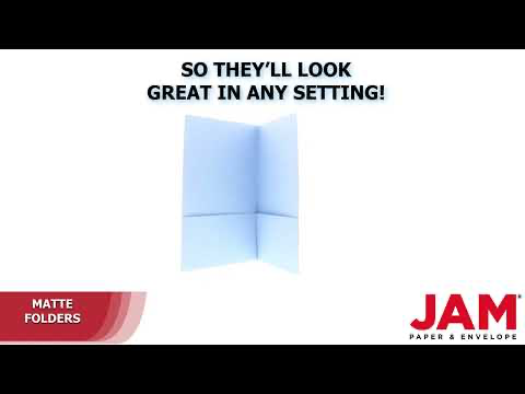 Baby Blue 9 x 12 Matte Folders