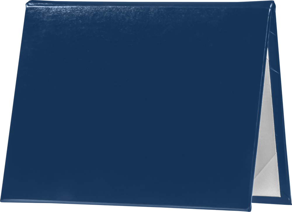 Royal Blue 11 1/2 x 14 1/2 Landscape Padded Diploma Covers (Holds 11 x 14 Document)
