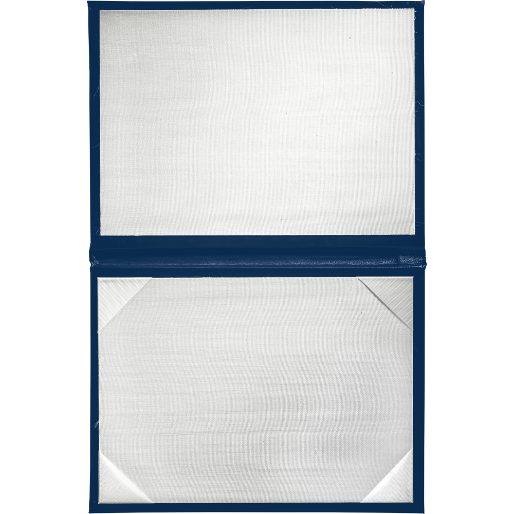 Royal Blue 11 1/2 x 14 1/2 Landscape Padded Diploma Covers (Holds 11 x 14 Document)