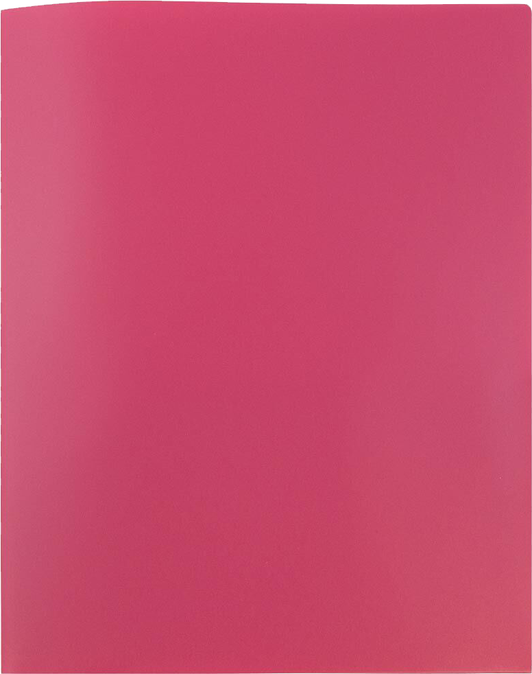 Fuchsia 9 x 12 Plastic Pop Folders