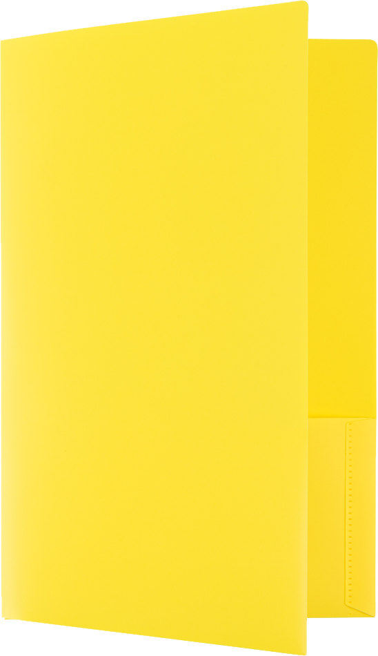 Assorted Fashion 9 1/2 x 14 1/2 Legal Plastic Heavy Duty Folders - 6 Pack