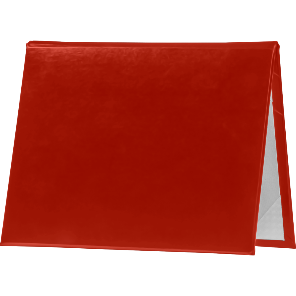 11 1/2 x 14 1/2 Landscape Padded Diploma Covers (Holds 11 x 14 Document) - Red