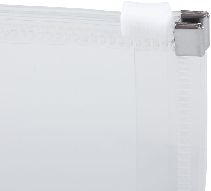 Clear #10 Business Plastic Envelopes with Zip Closure