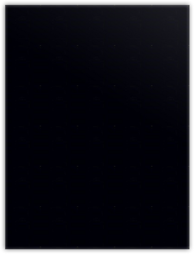 Black Semi-Gloss 14pt C1S 9 x 12 Two Pocket Folders with 4 Inch Curved Pockets