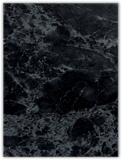 Black Marble Semi-Gloss 14pt C1S 9 x 12 Two Pocket Folders with 4 Inch Curved Pockets
