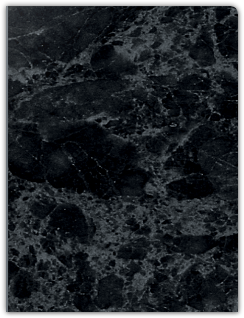 Black Marble Semi-Gloss 14pt C1S 9 x 12 Two Pocket Round Corner Folders with 4 1/4 Inch Pocket