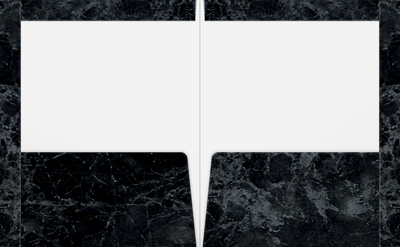 Black Semi-Gloss Marble 14pt C1S 9 1/2 x 11 3/4 Two Pocket Folders with 4 1/2 Inch Pockets and 1 Inch Reinforced Top and Edges