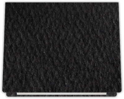 Black Felt 80lb 9 1/2 x 12 Landscape or Portrait Certificate Holders with Rounded Corner Slits