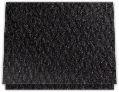 Black Felt 80lb 9 1/2 x 12 Landscape or Portrait Certificate Holders with Square Corner Slits (Holds 8 1/2 x 11 Certificate)