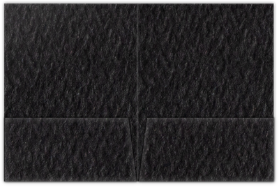 Black Felt 80lb 9 x 12 Two Pocket Folders with 4 Inch Pockets