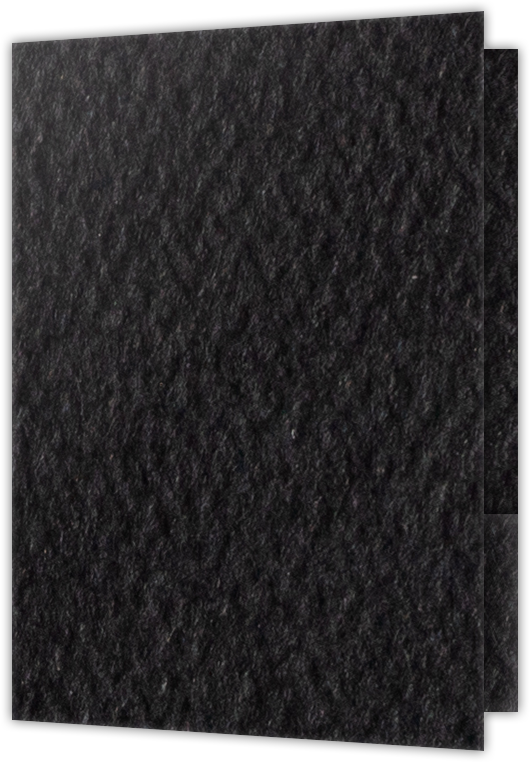 Black Felt 80lb 9 1/2 x 14 1/2 Two Pocket Legal Folders with 4 1/2 Inch Pockets