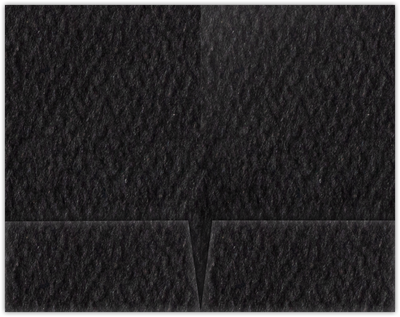 Black Felt 80lb 9 1/2 x 14 1/2 Two Pocket Legal Folders with 4 1/2 Inch Pockets