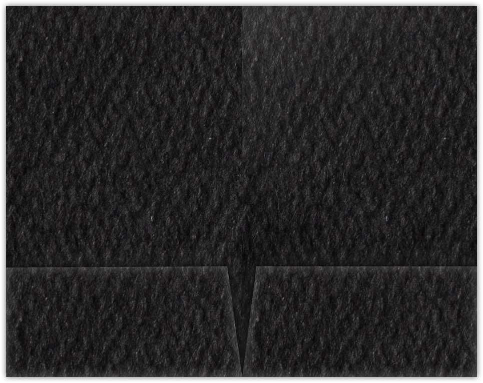 Black Felt 80lb 9 1/2 x 14 1/2 Two Pocket Legal Folders with 4 1/2 Inch Pockets
