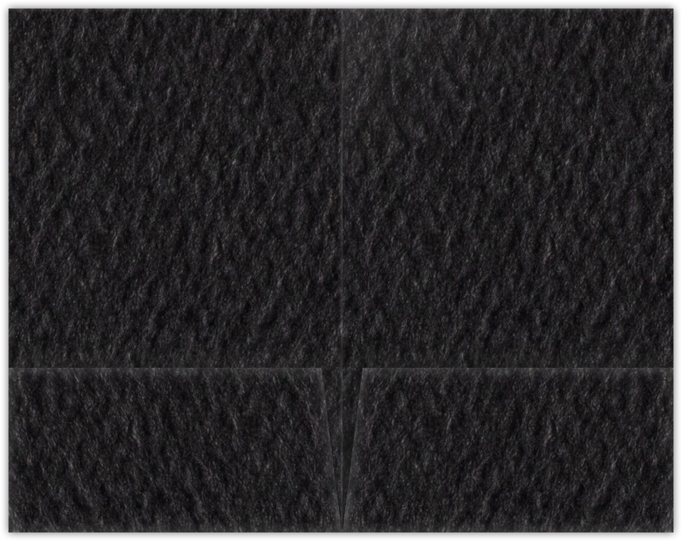 Black Felt 80lb 6 x 9 Two Pocket Half Size Folders with 3 Inch Pockets