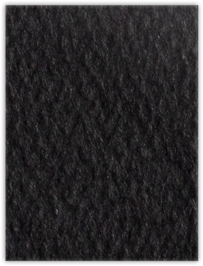 Black Felt 80lb 9 x 12 Two Pocket Folders with 4 Inch Curved Pockets