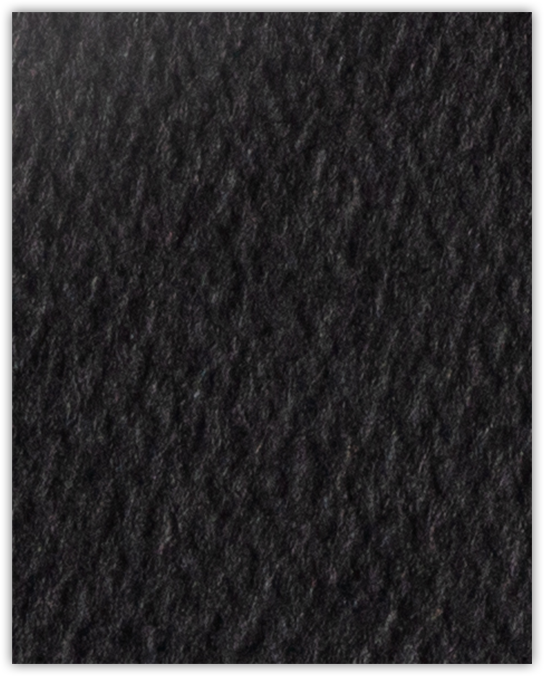 Black Felt 80lb 9 x 12 Two Pocket Folders with 4 1/4 Inch Deep Box Pockets and 1/4 Inch Expansion with Double Score Spine