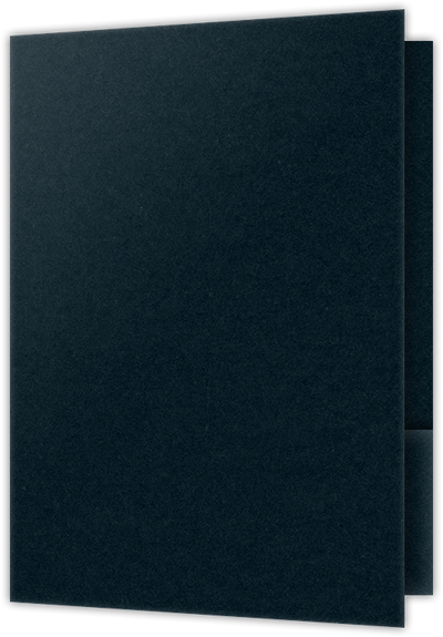 Black Licorice Vellum 100lb 9 1/2 x 14 1/2 Two Pocket Legal Folders with 4 1/2 Inch Pockets