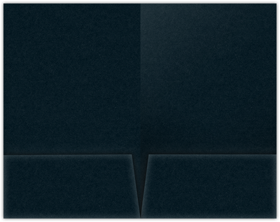 Black Licorice Vellum 100lb 9 1/2 x 14 1/2 Two Pocket Legal Folders with 4 1/2 Inch Pockets