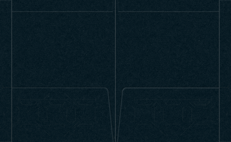 Black Licorice Vellum 100lb 9 1/2 x 11 3/4 Two Pocket Folders with 4 1/2 Inch Pockets and 1 Inch Reinforced Top and Edges