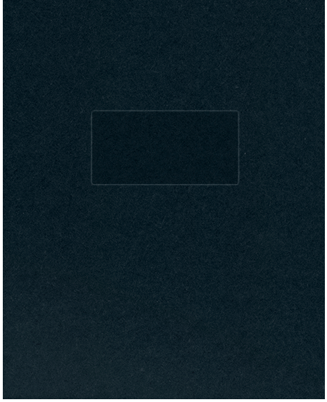 Black Licorice Vellum 100lb 9 1/2 x 11 3/4 Two Pocket Folders with 4 1/2 Inch Pockets and 1 Inch Reinforced Top and Edges