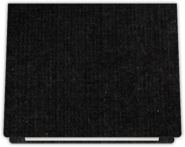 Deep Black Linen 100lb 9 1/2 x 12 Landscape or Portrait Certificate Holders with Rounded Corner Slits
