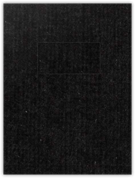 Deep Black Linen 100lb 9 x 12 Two Pocket Folders with 4 Inch Pockets and 2 x 4 Window