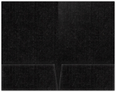 Deep Black Linen 100lb 9 1/2 x 14 1/2 Two Pocket Legal Folders with 4 1/2 Inch Pockets