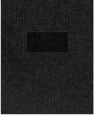 Deep Black Linen 100lb 9 1/2 x 11 3/4 Two Pocket Folders with 4 1/2 Inch Pockets and 1 Inch Reinforced Top and Edges