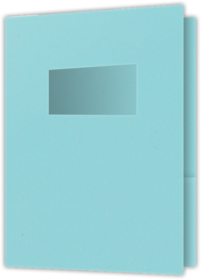 Berrylicious Vellum 100lb 9 x 12 Two Pocket Folders with 4 Inch Pockets and 2 x 4 Window