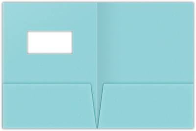 Berrylicious Vellum 100lb 9 x 12 Two Pocket Folders with 4 Inch Pockets and 2 x 4 Window