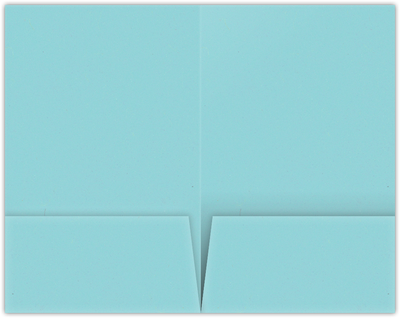 Berrylicious Vellum 100lb 6 x 9 Two Pocket Half Size Folders with 3 Inch Pockets