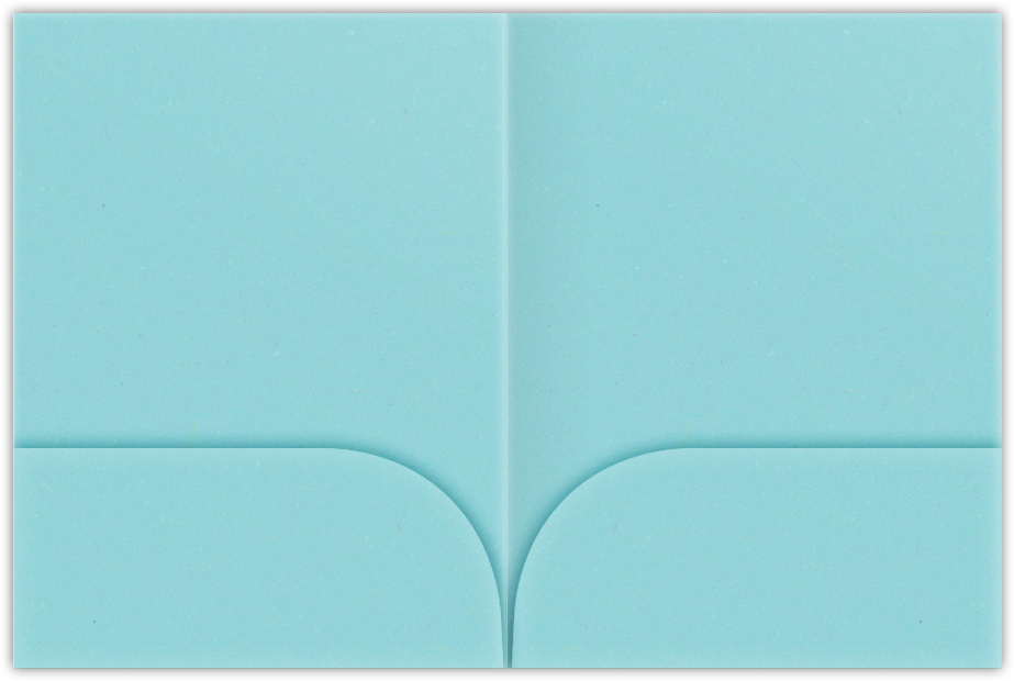 Berrylicious Vellum 100lb 9 x 12 Two Pocket Folders with 4 Inch Curved Pockets