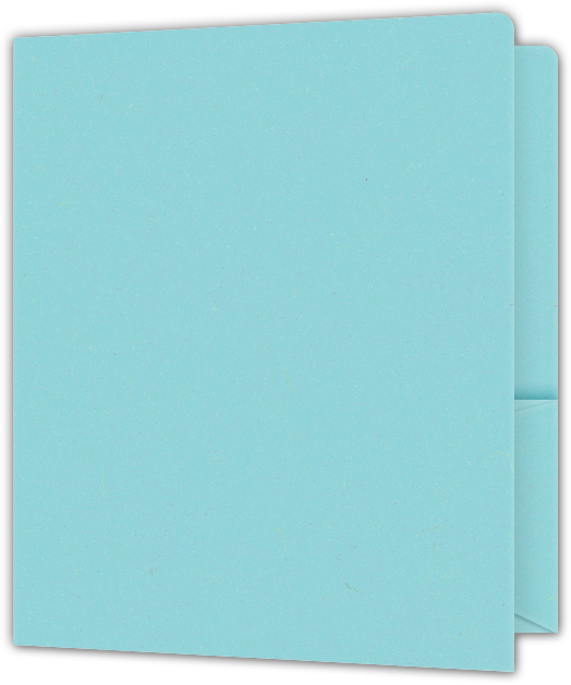 Berrylicious Vellum 100lb 9 x 12 Two Pocket Round Corner Folders with 4 1/4 Inch Pocket