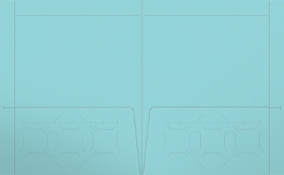 Berrylicious Vellum 100lb 9 1/2 x 11 3/4 Two Pocket Folders with 4 1/2 Inch Pockets and 1 Inch Reinforced Top and Edges