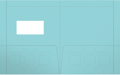 Berrylicious Vellum 100lb 9 1/2 x 11 3/4 Two Pocket Folders with 4 1/2 Inch Pockets and 1 Inch Reinforced Top and Edges