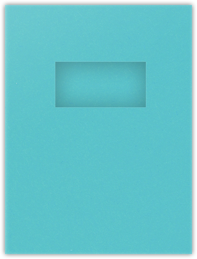 Blue Raspberry Vellum 100lb 9 x 12 Two Pocket Folders with 4 Inch Pockets and 2 x 4 Window