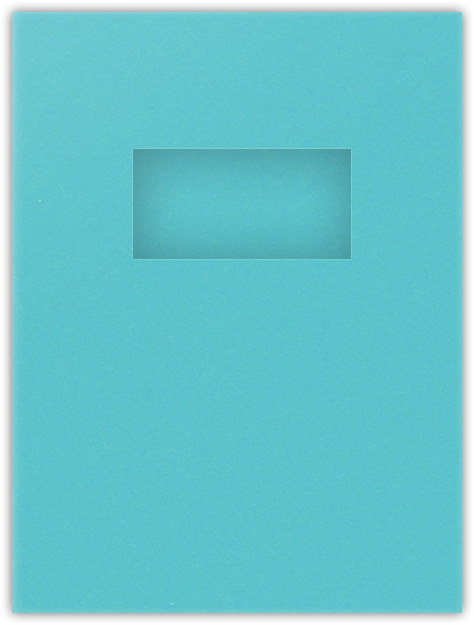 Blue Raspberry Vellum 100lb 9 x 12 Two Pocket Folders with 4 Inch Pockets and 2 x 4 Window