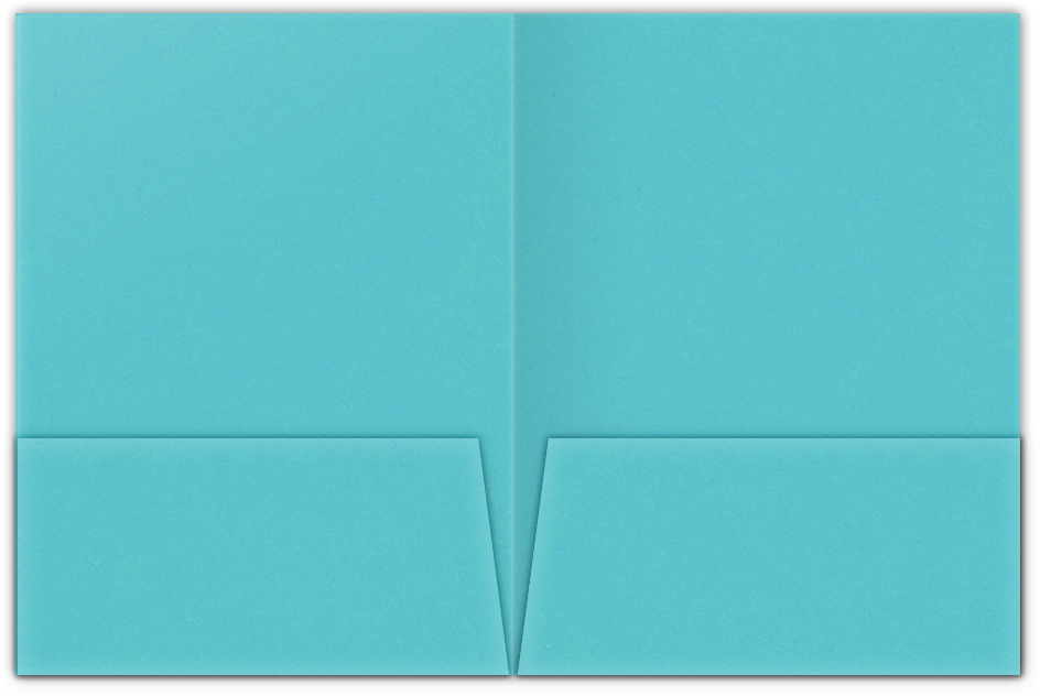 Blue Raspberry Vellum 100lb 9 x 12 Two Pocket Folders with 4 Inch Pockets